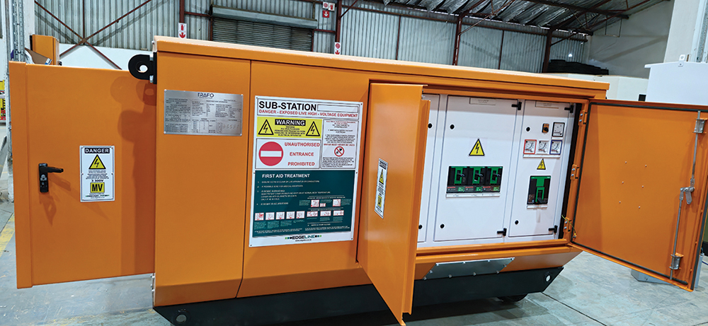 The mini substations from Trafo Power Solutions incorporate medium- and low-voltage switchgear with dry-type transformers for safe and efficient underground operation.